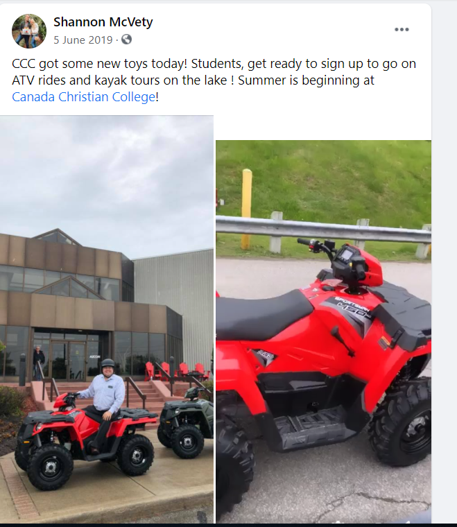 NDP questions McVety’s use of registered charity status « Ontario NDP